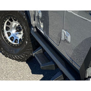 Rival Detachable Drop Steps Set Of 4 Only For Rival Rock Sliders 18-22 Jeep Wrangler JL