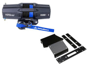 Viper V2 ATV Winch Kit 3500 lb Standard Spool With 40 Feet Blue Synthetic Rope With Mount For Honda Rancher 350/450 2000-2003