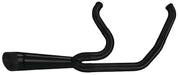 Two Brothers Racing 2-Into-1 Slash Cut Shorty Full System Black 005-4950199-B
