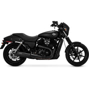 Vance & Hines 47943 Black Hi Output 4" Slip-Ons Mufflers for 15-19 Harley Street 750