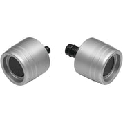 Kuryakyn Lodestar Silver Rear Axle Sliders 3827
