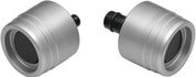 Kuryakyn Lodestar Silver Rear Axle Sliders 3827