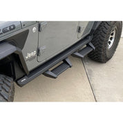 Rival Detachable Drop Steps Set Of 4 Only For Rival Rock Sliders 18-22 Jeep Wrangler JL