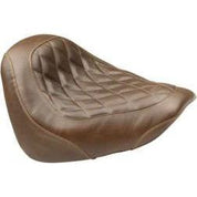 Mustang Wide Tripper Solo Seat Diamond Stitch Brown 83014