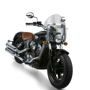 National Cycle Light Gray SwitchBlade Shorty Quick Release Windshield With Mount Kit, Straight Forks