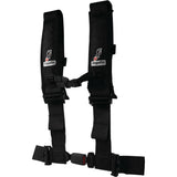 DragonFire Racing Harness Restraint - Black - H-Style - 4-Point - EZ-Adjust - 3" Buckle - 14-0802