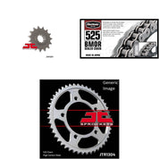 525 BMOR Chain Natural, Front & Rear Sprocket Kit for HONDA CBR600 1997-1998