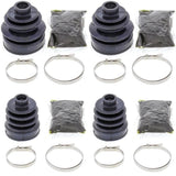 Complete Front Inner & Outer CV Boot Repair Kit for Honda TRX500FA 2001-2004