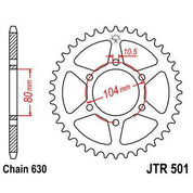 Front & Rear Sprocket Kit for KAWASAKI GPZ1100 A1-A3-ZX-Unitrack 83-85