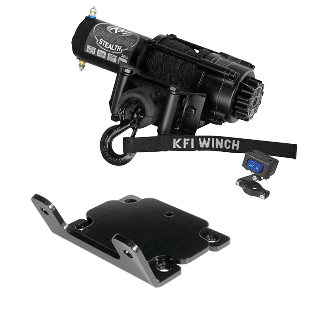 KFI 3500 lb Assault Winch And Optional Mount