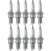 Set of 10 NGK Standard Spark Plugs for Yamaha FZ750 1988-1985 Engine 750cc