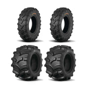 Kenda Set of Two K592 Bear Claw EVO Tires (6 Ply) [27x9-12] And Two (6 Ply) [27x11-12] Tires