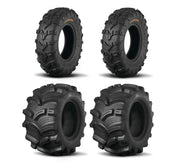 Kenda Set of Two K592 Bear Claw EVO Tires (6 Ply) [26x9-12] And Two (6 Ply) [26x11-12] Tires