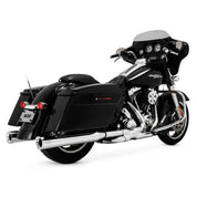 Vance & Hines 16703 4in Eliminator 400 Slip-On Mufflers Chrome