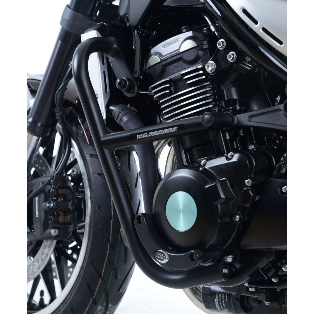 R&G Racing Black Adventure Bars For 2018-2024 Kawasaki Z900RS AB0034BK