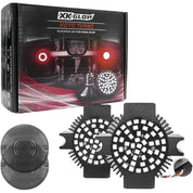 XK Glow LED Turn Signal and Lens Kit Single Flat Red - XK1156F-R-S