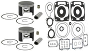 2 SPI Pistons, Bearings & Full Gasket Kit Arctic Cat ZR800 ZL800 Mountain Cat