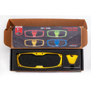 Seizmik Halo-RA Series Cast Aluminum Trim Kit Rearview - Yellow 56-18103
