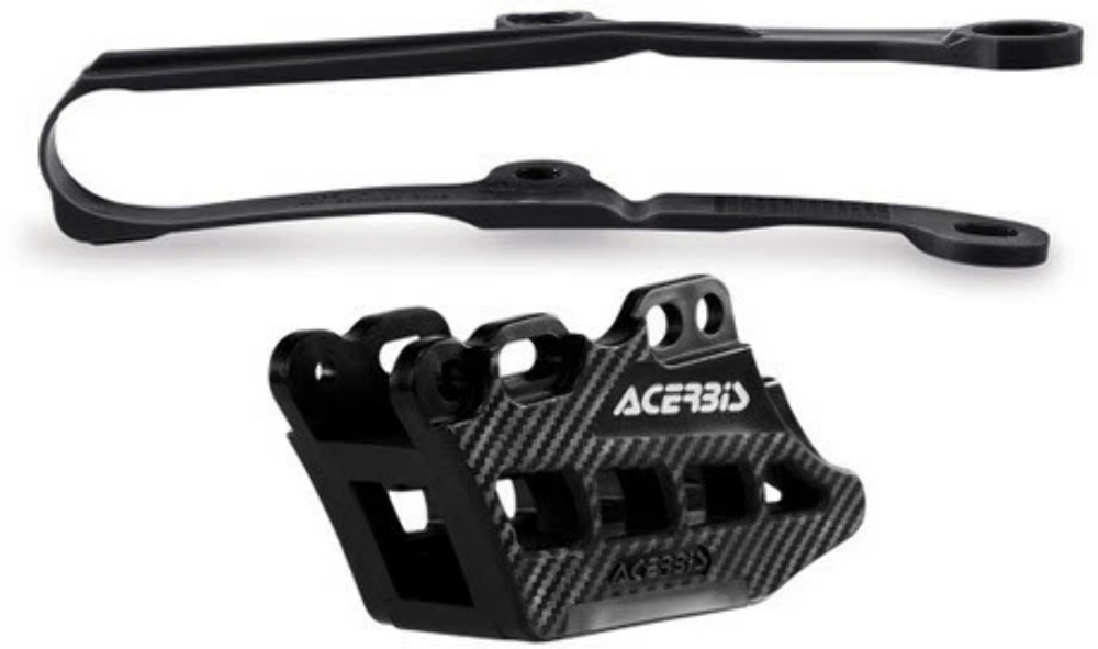 Acerbis Black 2.0 Chain Guide/Slide Kit Kawasaki KX250F 09-16/KX450F 09-15