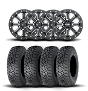 ITP Velocity Inertia 15" Matte Black Wheels And Tenacity Tires [32x10R-15]