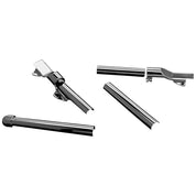 Harley FXSTS Springer Softail 2000-2005 Swingarm Tube Cover Set Chrome Kuryakyn