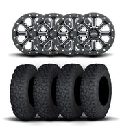 ITP Velocity Inertia 15" Matte Black Wheels And Coyote Tires [35x10R-15]