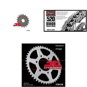 520 BMOR Chain Natural, Front & Rear Sprocket Kit for KAWASAKI ZX-4 1991-1992