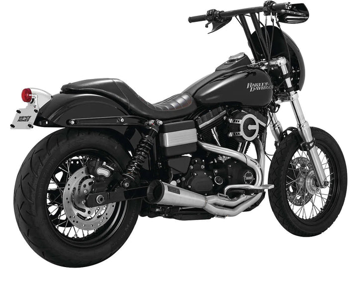 Vance & Hines 27625 2-into-1 Upsweep Exhaust; Stainless