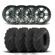 ITP SS316 12" Wheels And Mud Lite XTR Tires [25x10-12]