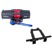 Viper V2 ATV Winch Kit 4500 lb Standard Spool With 40 Feet Black Synthetic Rope With Mount For Honda Foreman 500 2012-2013