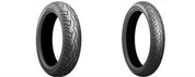 Bridgestone Front Rear 100/90-18 + 110/80-18 Battlax BT46 Motorcycle Tire Set