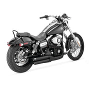 Vance & Hines 46845 Twin Slash 3in. Slip-Ons Black