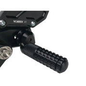 Vortex Racing Adjustable Rear Set Black - RS628K