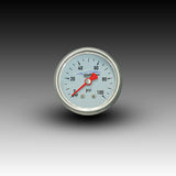 Intellitronix Analog Fuel Pressure 100PSI Gauge With White Faceplate AFP02