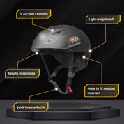 Axel Off Road USA GRIT D.O.T. Helmet - Ash Grey