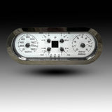 Intellitronix Analog Aurora Multi Gauge Set With White Faceplate AUR1001