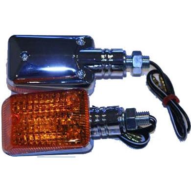 K&S Technologies - 25-7502 - DOT Approved Halogen Mini-Stalk Turn Signals