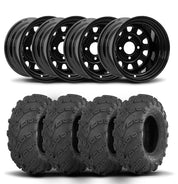 ITP Delta Steel 14" Wheels And Mud Lite Tires [28x10-14]