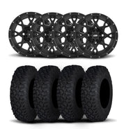 ITP Hurricane 15" Matte Black Wheels And Coyote Tires [33x10R-15]