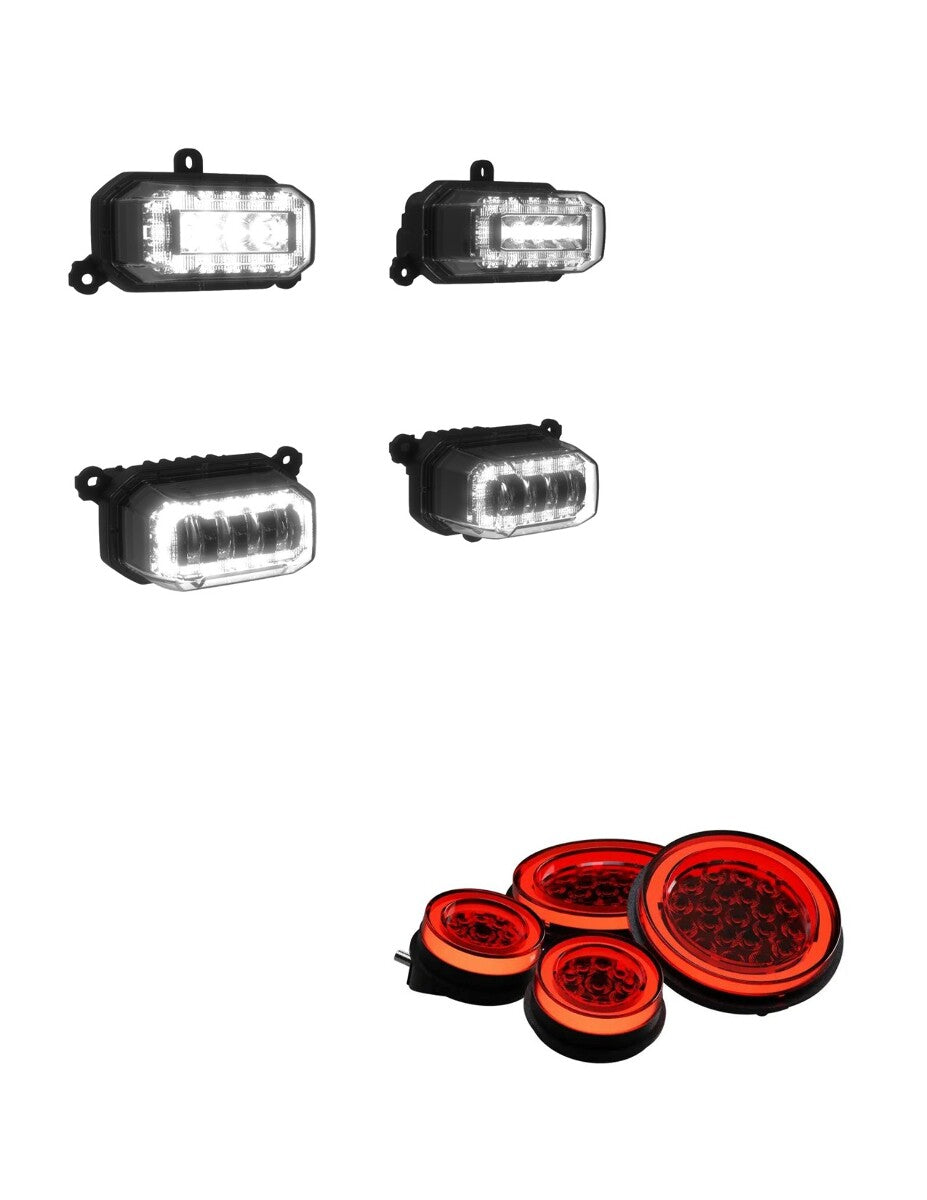 PSE Front Neutrino Light With Kintorque Rear Light For Can-Am Renegade 2023-2026