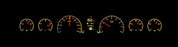 Dakota Digital 1966-1967 Chevrolet Chevelle HDX Analog Gauge kit HDX-66C-CVL