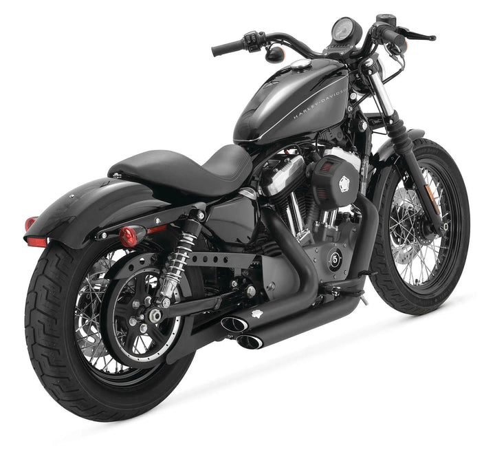 Vance & Hines 47219 Shortshots Staggered Exhaust System Black