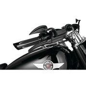 Arlen Ness Micro Black RAD II Teardrop Left Side Mirror Harley or Metric EACH