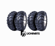 ITP Mud Lite 25x8-12 25x10-12 Atv Tires Set of 4 Mudlite 25x8x12 25x10x12 6 Ply