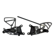 Vortex Racing Adjustable Rear Set Black - RS602K