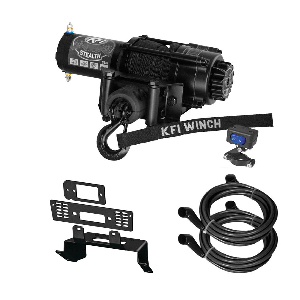 KFI 3500 lb Assault Winch And Optional Mount