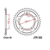 Steel Rear Sprocket 44T for Street HONDA CBR600F2 1991-1994