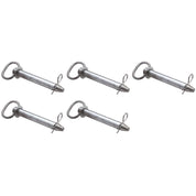 Set of 5 Hitch Pin 1/2 X 4 1/4