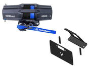 Viper V2 UTV Winch Kit 6000 lb Standard Spool With 40 Feet Blue Synthetic Rope With Mount For Yamaha YXZ1000R 2016-2021