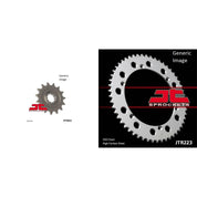 Front and Rear Steel Sprocket Kit for OffRoad HUSQVARNA 500 WR 1983-1984
